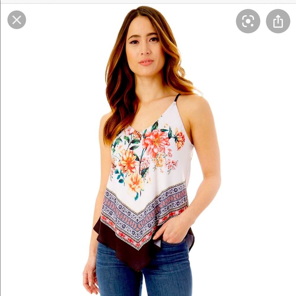 IZ BYER Scarf top